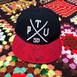 Signed Pierce The Veil Concert Snapback OOAK PRICE FIRM